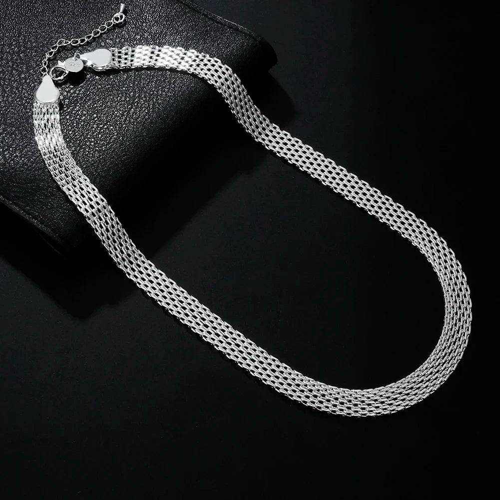 Collar de Plata 925 Tipo Cadena Red 10mm